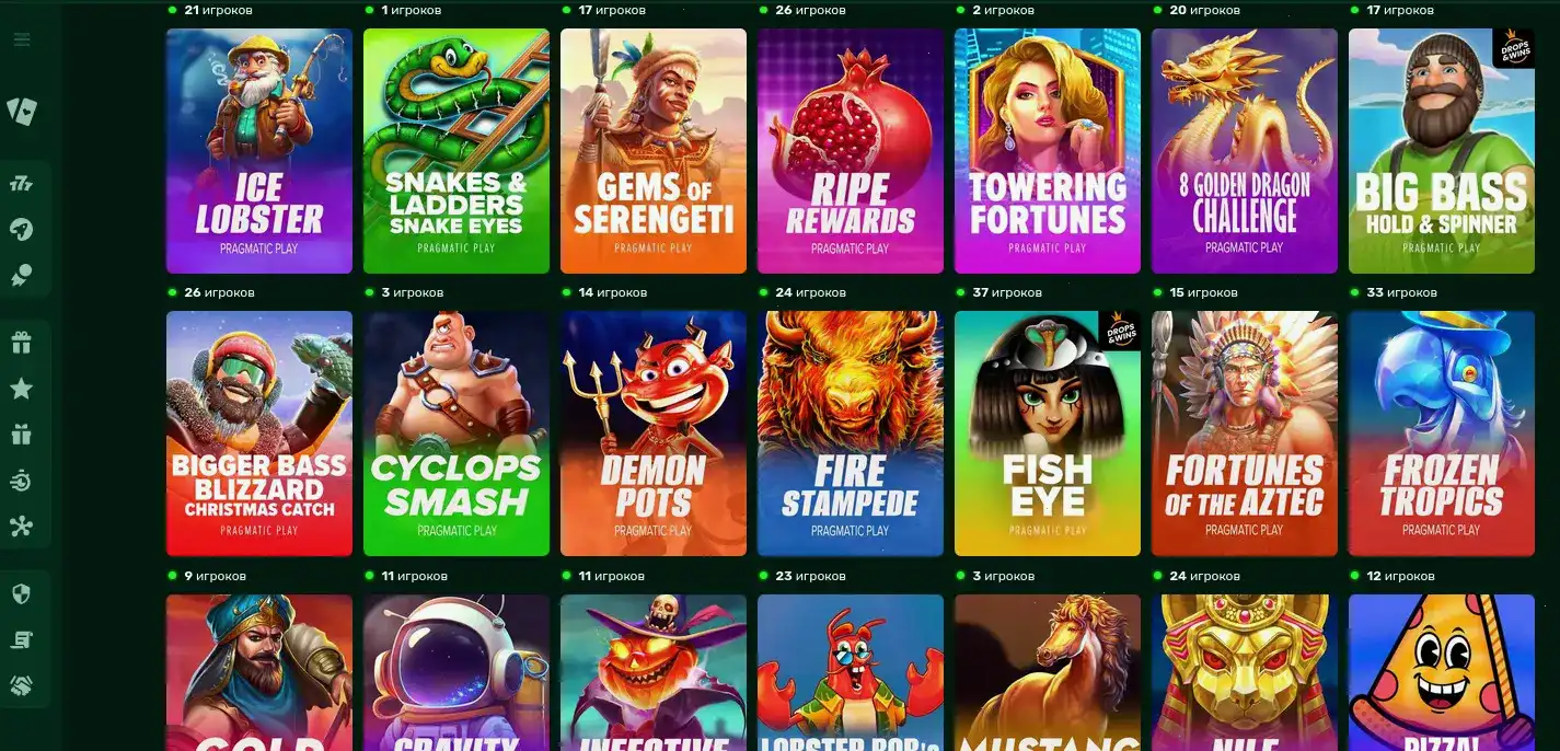 Мобильная версия Вулкан Делюкс на экране смартфона